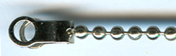 Ball chain end / fixxing clip