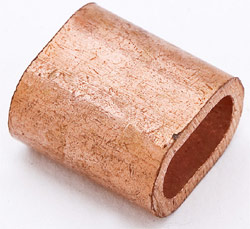 Copper Duplex Oval Swage Sleeve