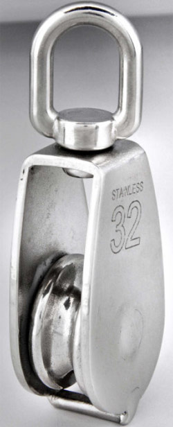 Stainless Steel Swivel Single Pulley