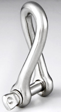 Stainless Steel Twisted Shackle