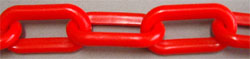 Plastic Chain Red 8mm